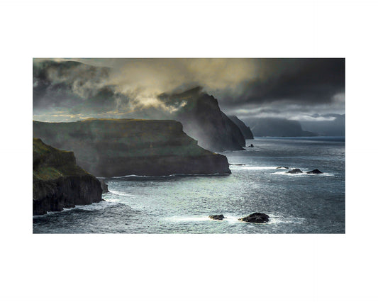 Fine art print of photograph Sea Spray Low Cloud by Jim Crabtree