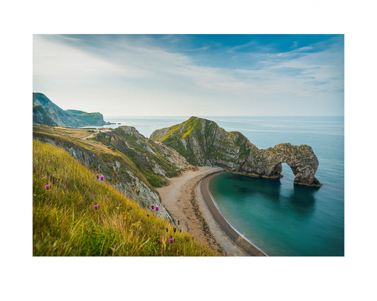 Fine art print of photograph Durdle Door Sunrise by Ben Dale