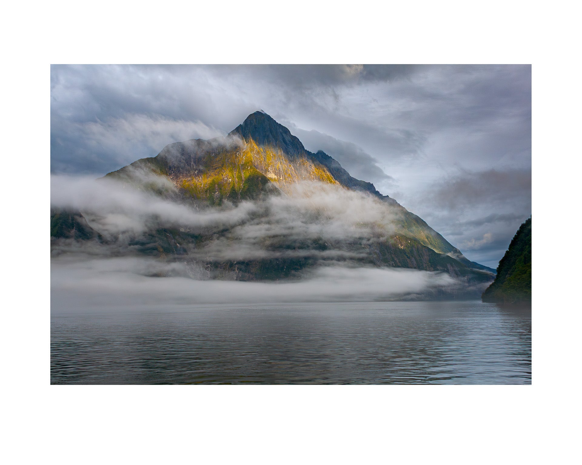 Fine art print of photograph Milford Sound Sunrise by Mac French