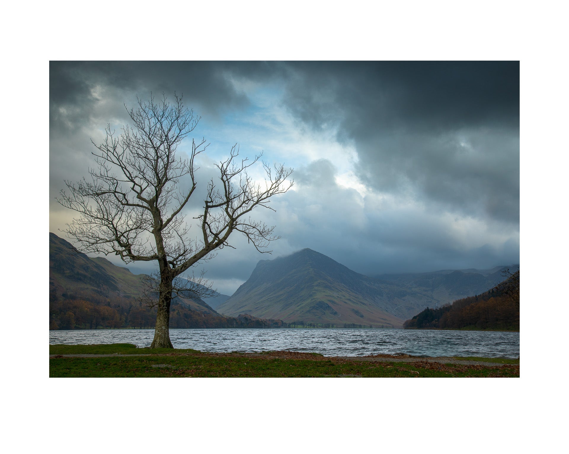 Fine art print of photograph Stormy Buttermere by Steven Gale