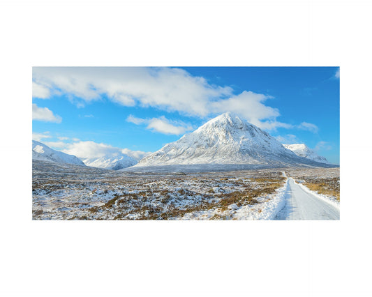 Fine art print of photograph Buachaille Etive Mor from the West Highland Way by Sue Hutton