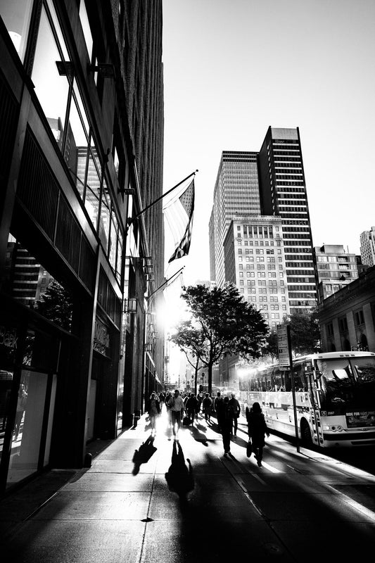 Fine art print of photograph New York - Commute by Mathew Mcquillan