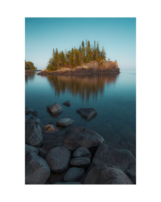 Fine art print of photograph Island Reflection by Michael Murphy