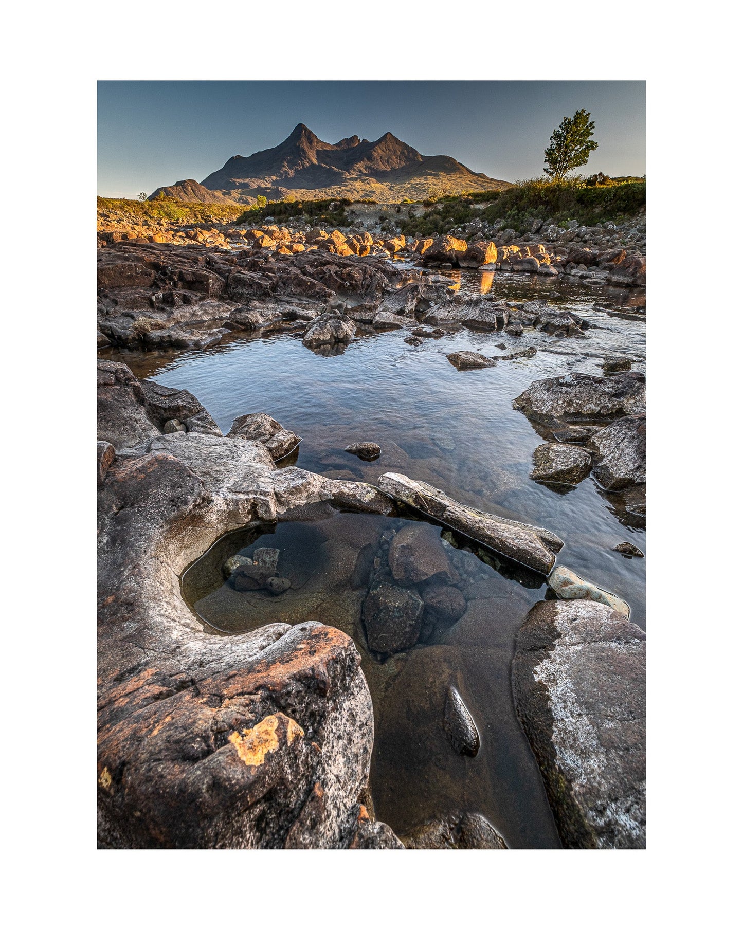 Fine art print of photograph Skye Rocks by Derrick Sansome