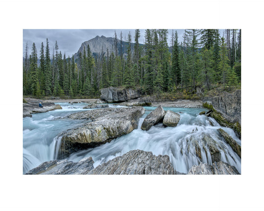 Fine art print of photograph Natural Bridge Lower Falls by Robin Simmons